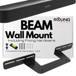 Soundbar Mount for Sonos Beam Gen 1 & 2 Only, Black