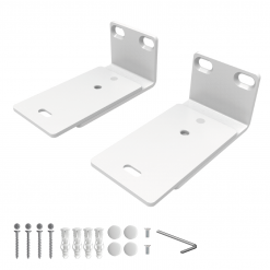 SOUNDBAR Adjustable Wall Mount Bracket, White [Compatible With Most Bose Soundbars]