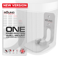ONE (GEN1/2/SL), PLAY:1  Wall Mount Bracket, Fixed Position/Low Profile, White - Single