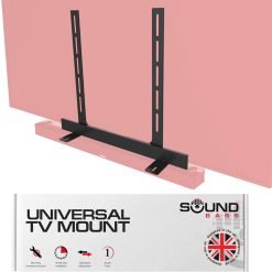 Universal Under TV Mounting Attatchment, Black [Compatible With Most Bose Soundbars]