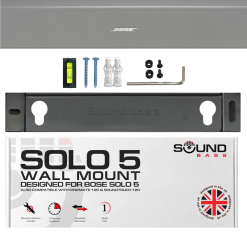 SOLO 5 (SERIES I/II) Wall Mount Bracket for Bose Solo 5 Sound Bar, Black