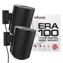 ERA 100 (GEN1/SL)  Wall Mount Bracket, Tilt and Swivel, Black - Twin Pack