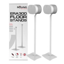 Refurbished ERA300 Premium Floor Stand, Twin Pack (2pcs), White, Accessories Included, Cable Management