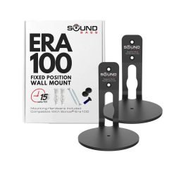 ERA 100 (GEN1/SL)  Wall Mount Bracket, Fixed Position/Low Profile, Black - Twin Pack