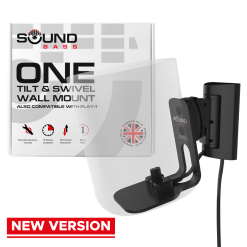 ONE (GEN1/2/SL), PLAY:1 Wall Mount Bracket, Tilt and Swivel, Black - Single