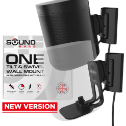 ONE (GEN1/2/SL), PLAY:1 Wall Mount Bracket, Tilt and Swivel, Black - Twin Pack