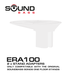 ERA 100 (GEN1/SL)  Stand Adpator, White - Twin Pack